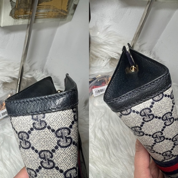 Gucci sherry line Ophidia Clutch Pouch converted to Crossbody shoulder bag - Picture 12 of 15